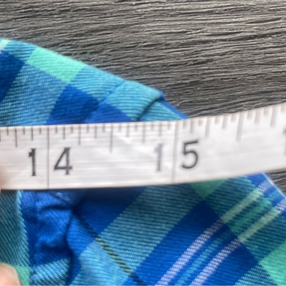 Bundle of 3 Talbots Blue Plaid Button-up Long Sleeve Cotton Shirts Women Petite - Picture 4 of 16